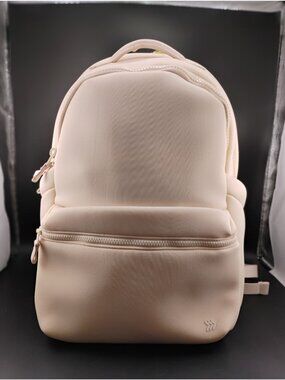 Soft Beige All In Motion Backpack W/ Multiple Compartments & Tags
